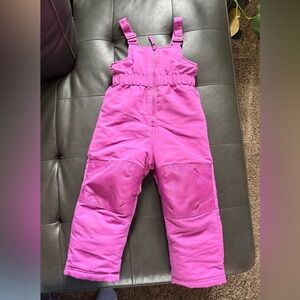 Falls Creek Bright Pink Kids Insulated Snow Suit